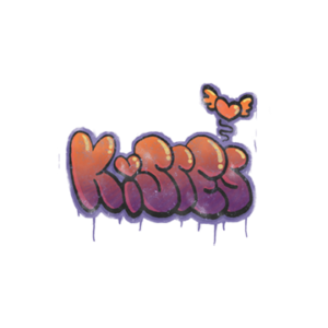 Sealed Graffiti | Kisses