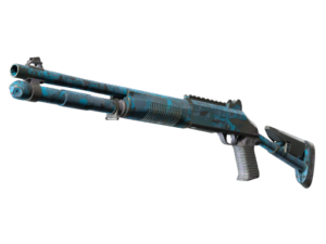 Souvenir XM1014 | VariCamo Blue (Well-Worn)