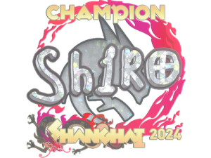 Sticker | sh1ro (Glitter, Champion) | Shanghai 2024