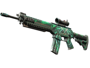 StatTrak™ SG 553 | Dragon Tech (Field-Tested)