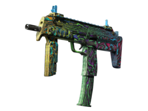 StatTrak™ MP7 | Neon Ply (Well-Worn)