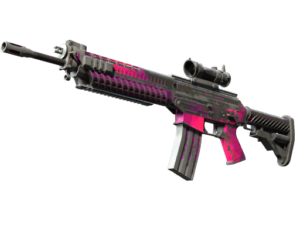 StatTrak™ SG 553 | Pulse (Battle-Scarred)