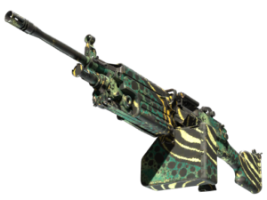 StatTrak™ M249 | Emerald Poison Dart (Field-Tested)